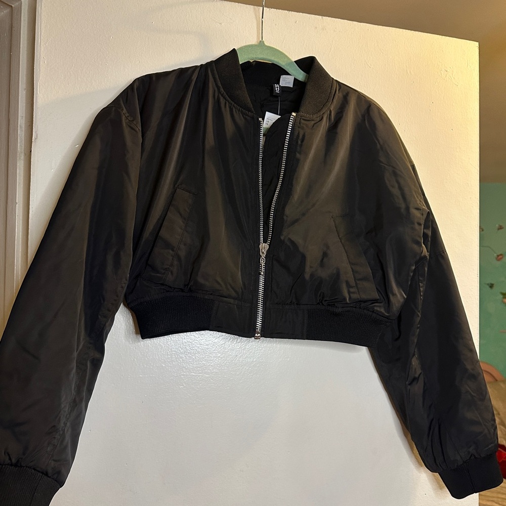 H&M Black Bomber Jacket